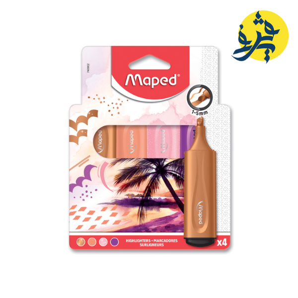Boite de 4 Surligneurs - MAPED