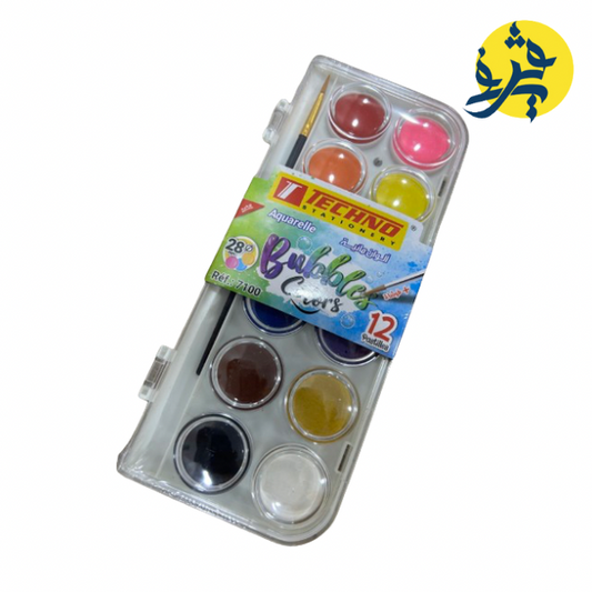 Aquarelle 12 Pastilles - TECHNO REF.7100