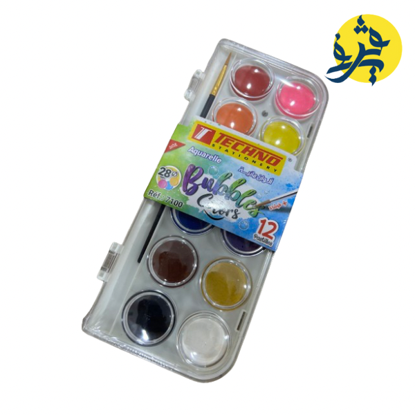 Aquarelle 12 Pastilles + pinceur