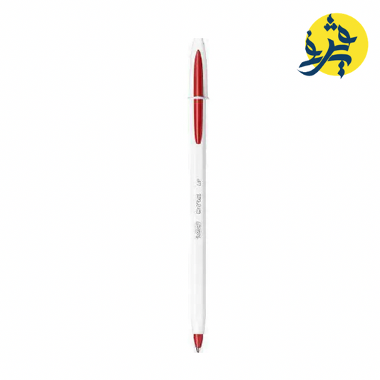 Stylo a bille  CRISTAL UP BIC ROUGE