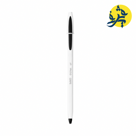 Stylo a bille  CRISTAL UP BIC noir