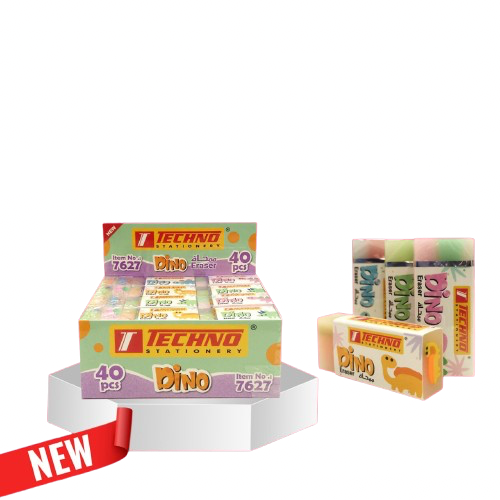 Gomme fantaisie DINO - TECHNO