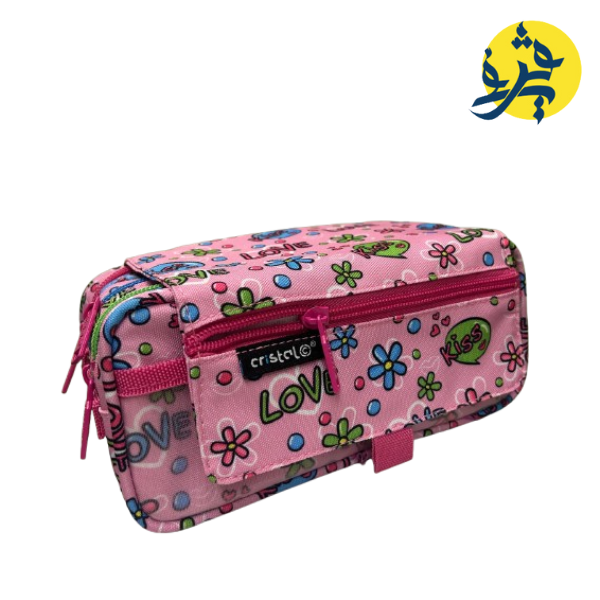 Trousse 4 poches love  - Cristal collection 2025