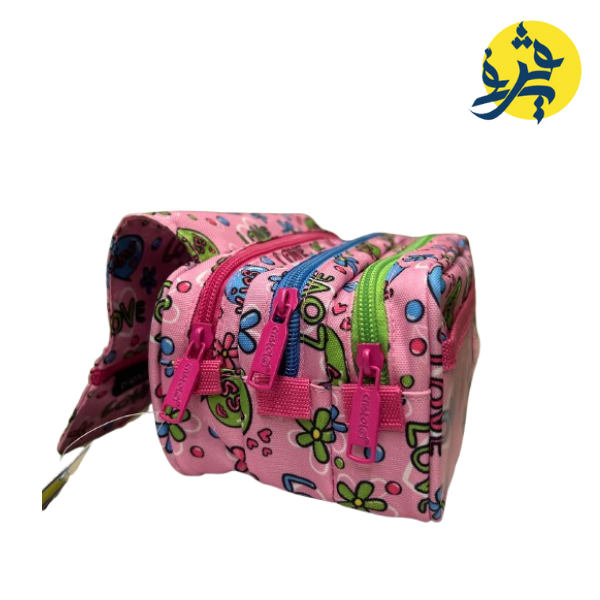 Trousse 4 poches love  - Cristal collection 2025