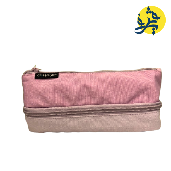 Trousse triangulaire double poches - Cristal Collection 2025