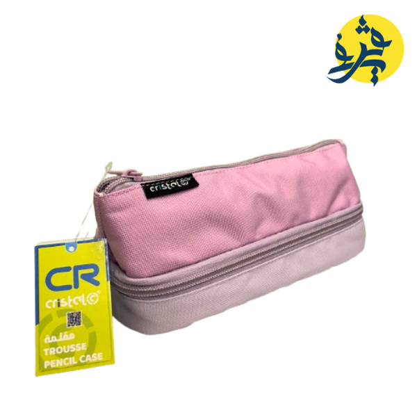 Trousse triangulaire double poches - Cristal Collection 2025