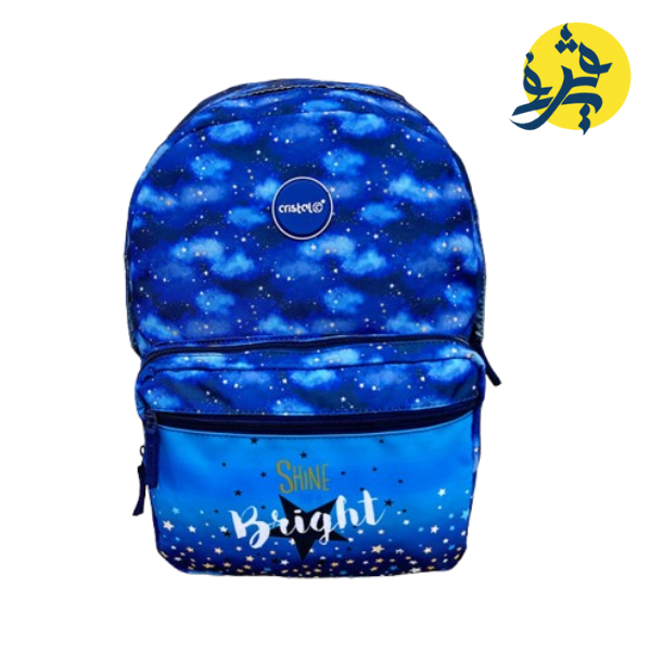 SAC A DOS TRIPLE POCHE FILLE - CRISTAL