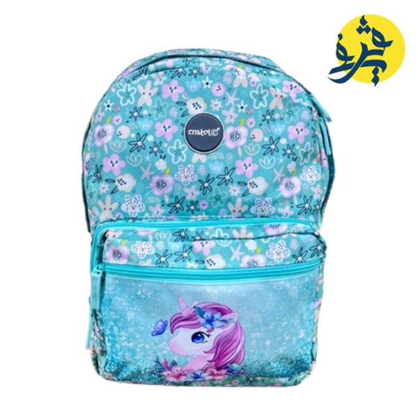 SAC A DOS TRIPLE POCHE FILLE - CRISTAL