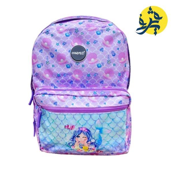 SAC A DOS TRIPLE POCHE FILLE - CRISTAL