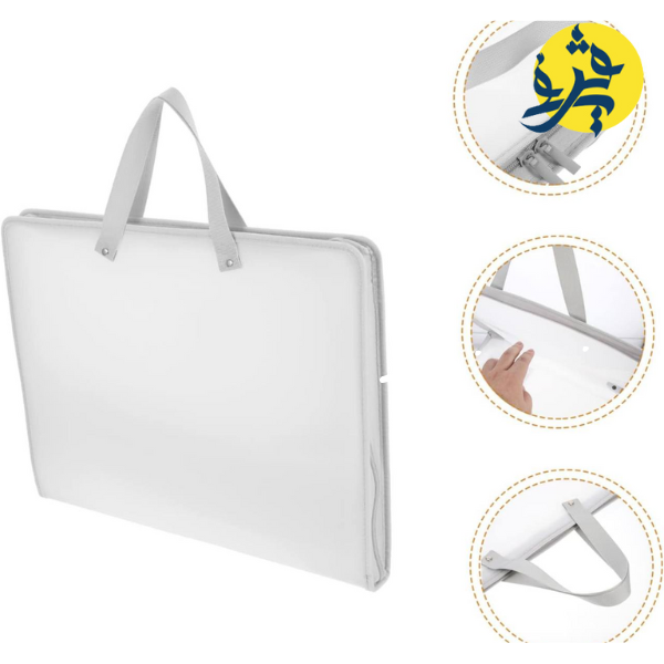 Cartable document en plastique A4 2 pochettes - YAPAP