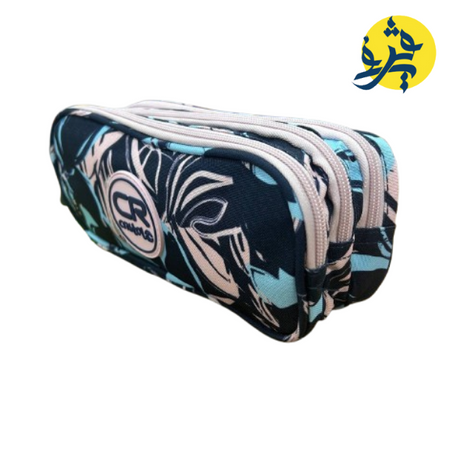 Trousse scolaire triple - CRISTAL