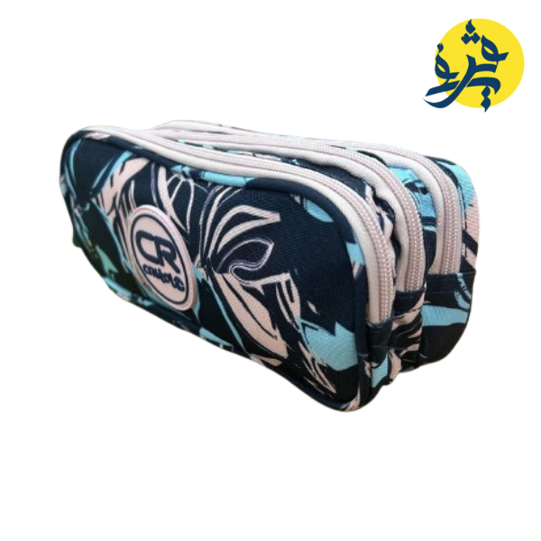 Trousse scolaire triple - CRISTAL