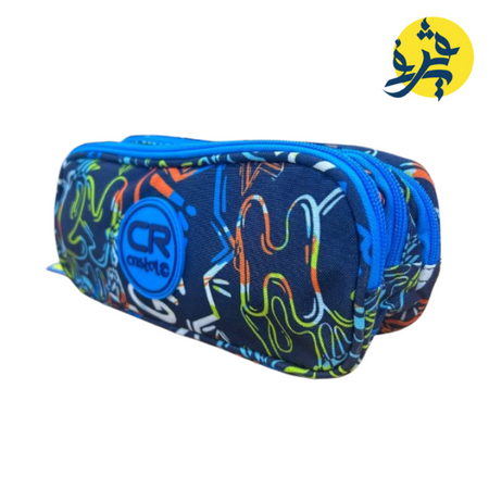 Trousse scolaire triple- CRISTAL