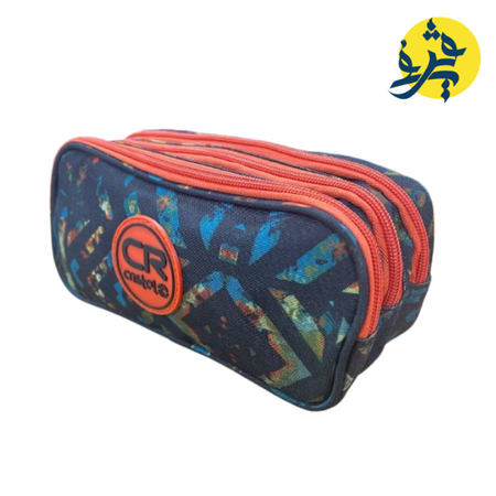Trousse scolaire triple- CRISTAL