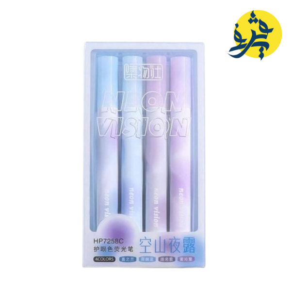 Boite de 4 surligneur NEON - VISION