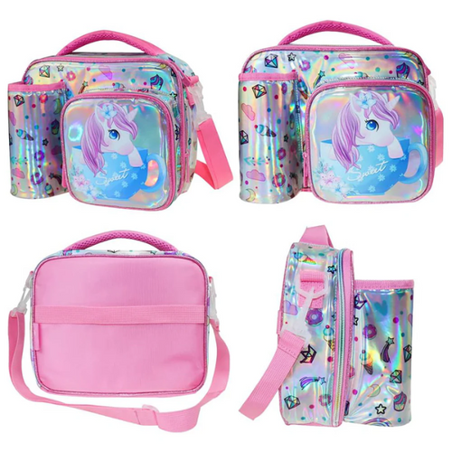 Charger l&#39;image dans la visionneuse de la galerie, Sac à gouter Isotherme  Licorne Laser pour enfants
