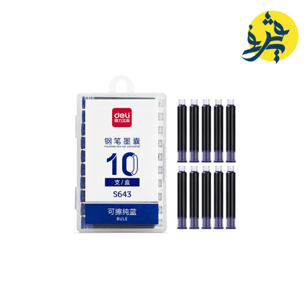 Cartouche d’encre bleu -10 pcs- DELI