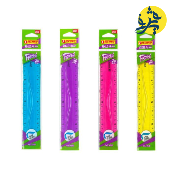 REGLE FLEXIBLE 20 CM "TECHNO"
