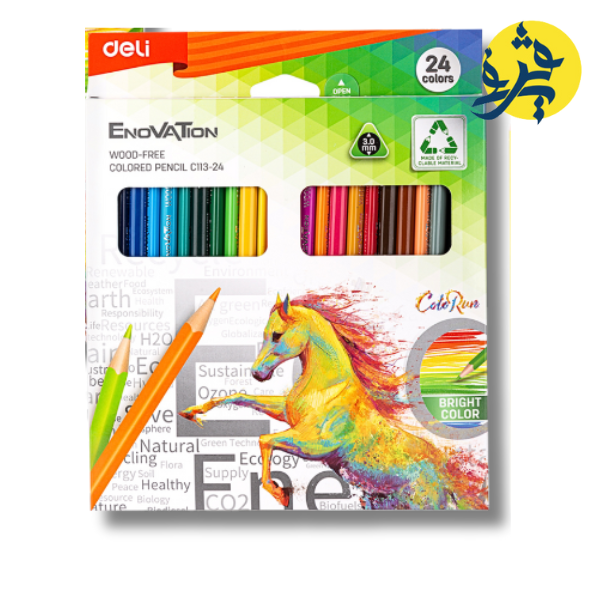 Crayon de couleurs Mini Boite de 6 pièces ENOVATION-DELI