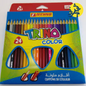 Crayons de couleu "TRINO" de 24 pièces  - TECHNO REF.4369