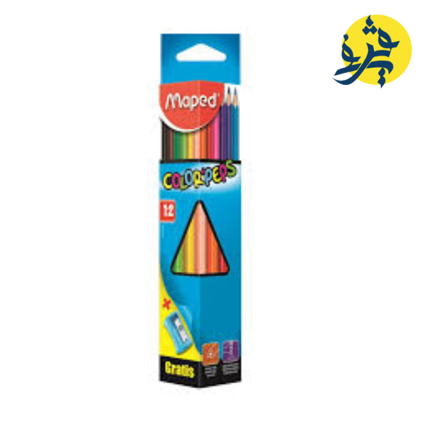 Crayons de couleur  color'peps 12 pièces - Maped