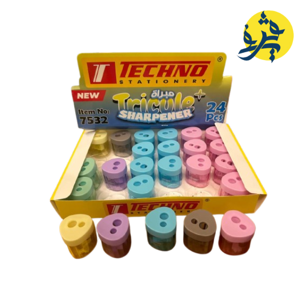 Taille crayon 2 TROU TRICULE  - TECHNO 7532