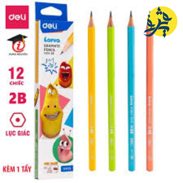 Crayon noir LARVA - DELI C013