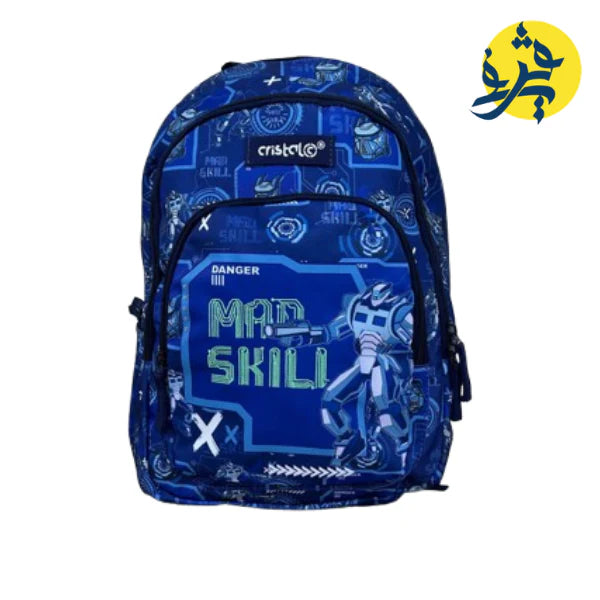 Sac a dos SCOLAIRE  à 3 compartiments - Cristal 2025