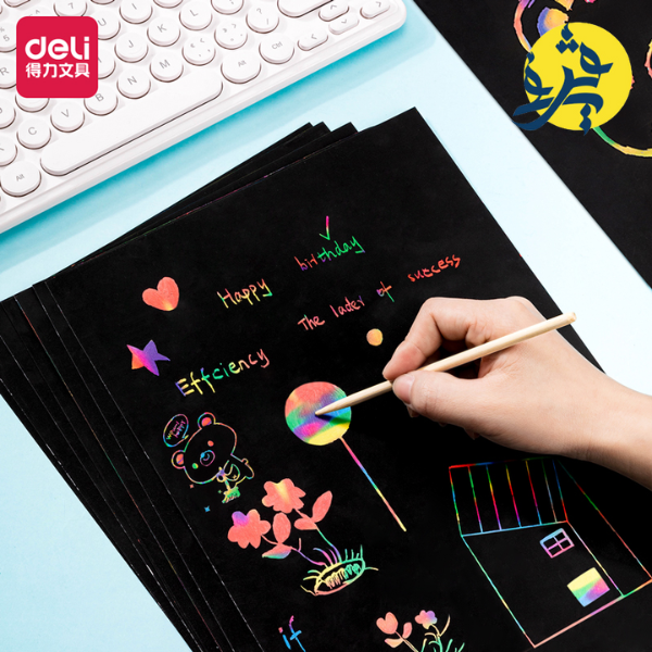 Papier à gratter - Deli