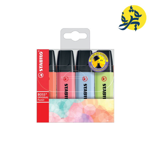 Boite de 4 Surligneurs - STABILO