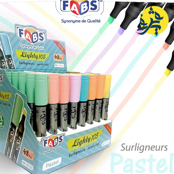 Surligneur pastel LIGHTY 105 - FABS