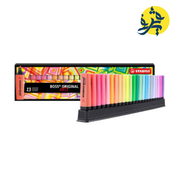 Boite de 23 surligneur boss original ARTY - STABILO