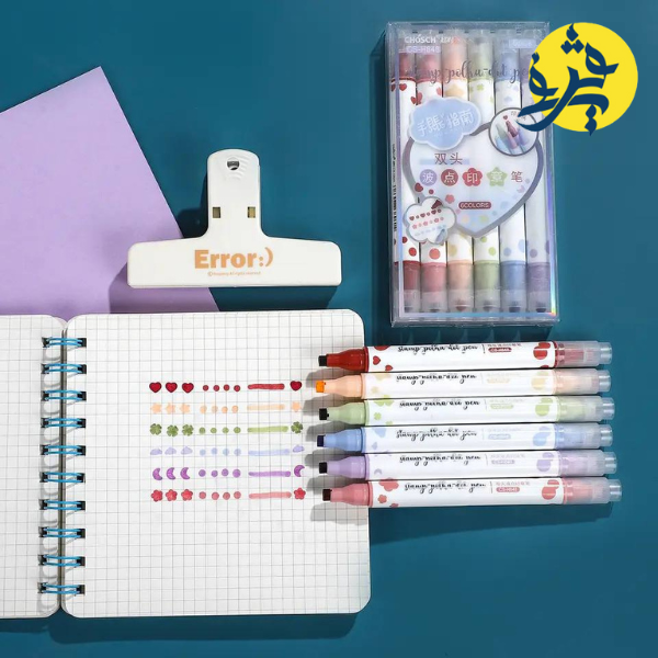 Boite de 6 surligneurs pastel - BHM