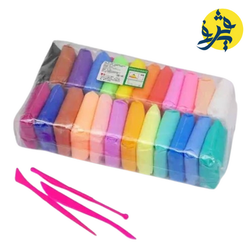 Charger l&#39;image dans la visionneuse de la galerie, Pâte à modeler PLASTICINE 24 COULEURS - YAPAP
