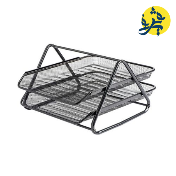 Corbeilles a courriers métallique 2 étages - TECHNO