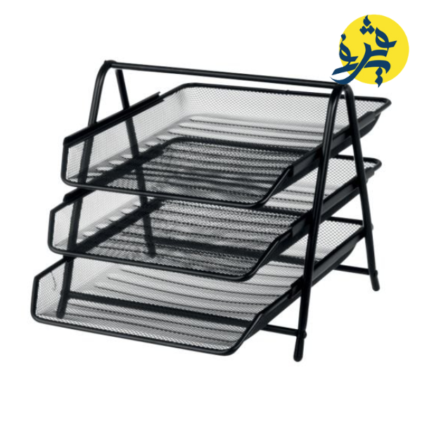 Corbeilles a courriers métallique 3 étages - TECHNO