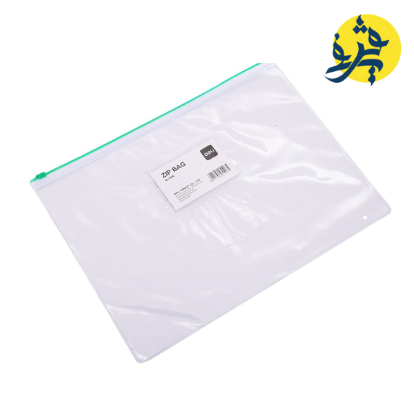 Pochette transparent ZIP  A4 - DELI