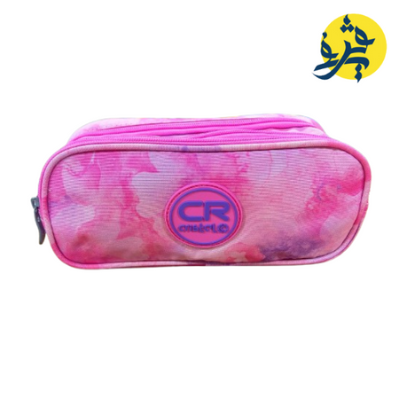 Trousse scolaire triple - CRISTAL