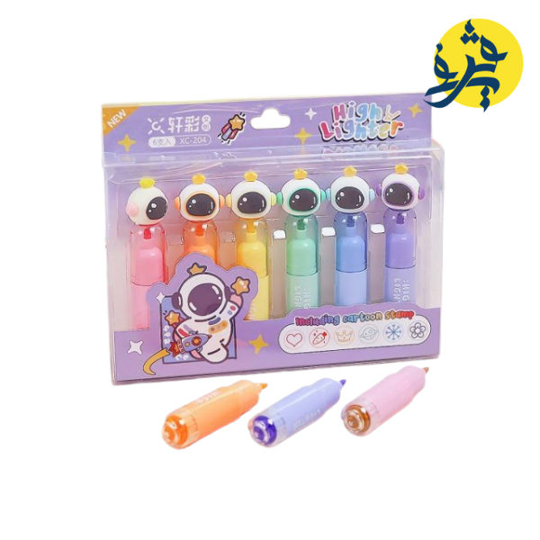 Boite de 6 surligneur space - VISION