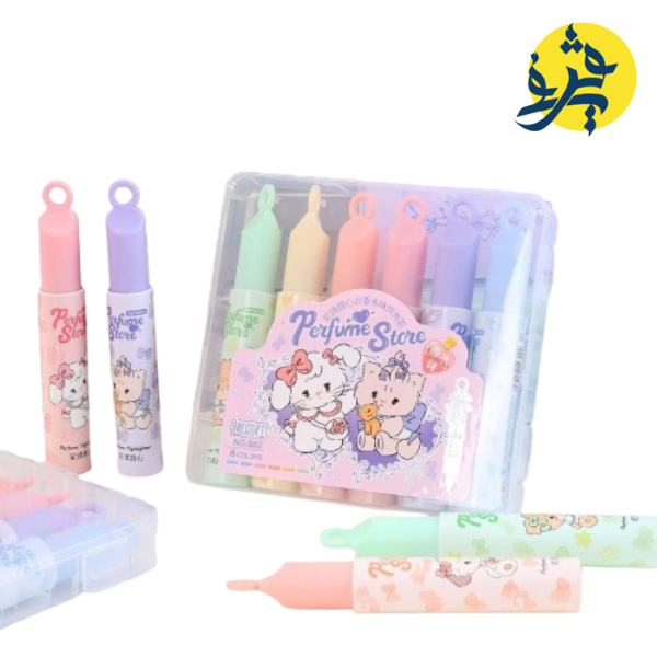 Boite de 6 surligneur parfume store - VISION