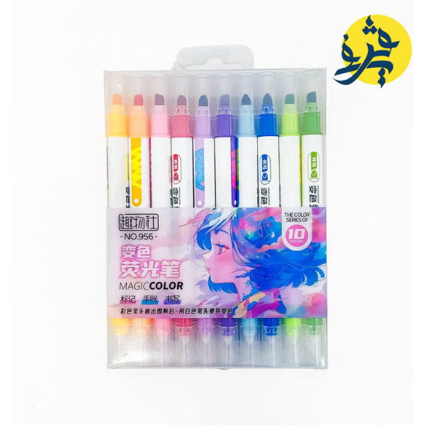 Boite de 10 surligneur double téte  - VISION