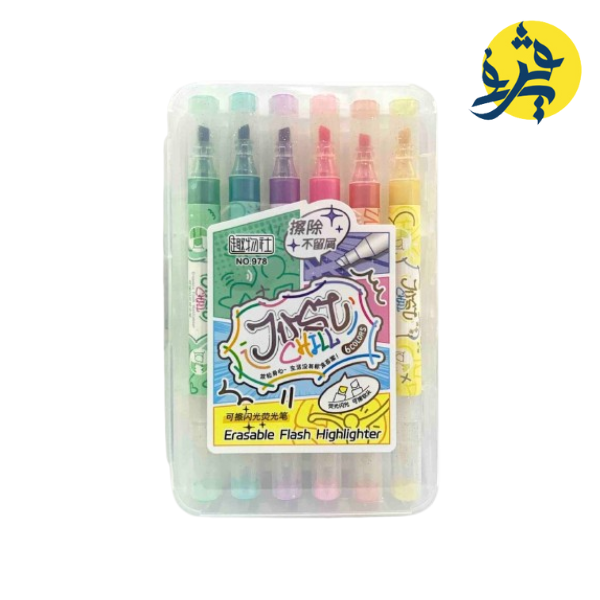 Boite de 6 surligneur double téte  - VISION