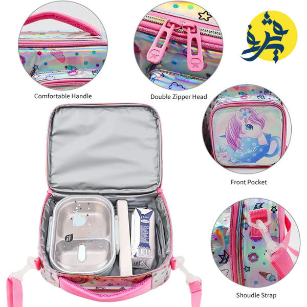 Sac à gouter Isotherme  Licorne Laser pour enfants