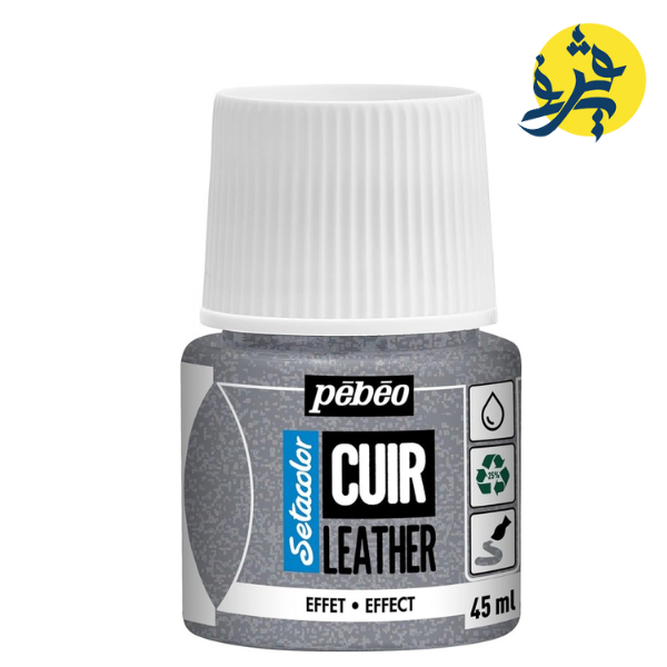 SETACOLOR CUIR FLACON DE 45ML PAIETTA ARGENT  “pēbēo”