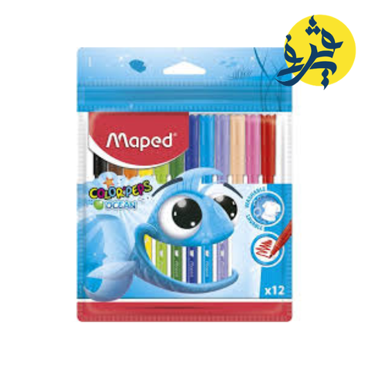 Pochette de 12 feutres MAPED Color'peps Ocean - MAPED REF.845720