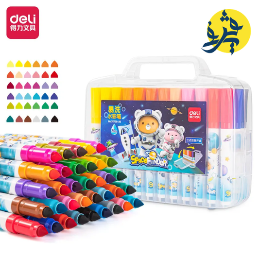 FEUTRE BOITE DE 36 COULEURS SPACE - DELI REF.70738-36