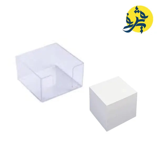 Cube bloc mémo 9.5*9.5cm blanc - TECHNO