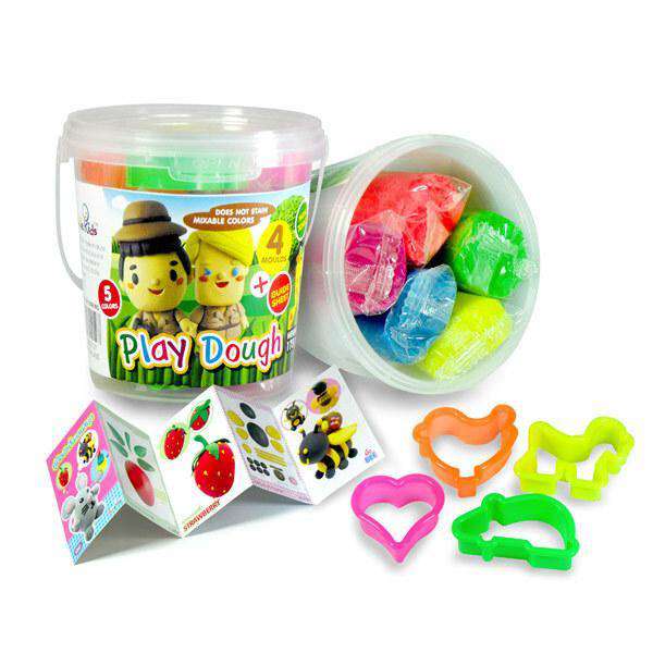 Pâte a modeler 175g SMILE KID en boite
5 couleurs+4moules - Guerfi Store