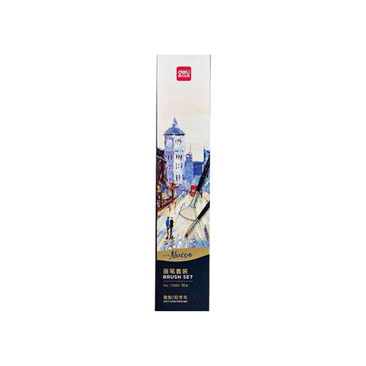 Boite de 10 Pinceaux professionnel - DELI REF.73884