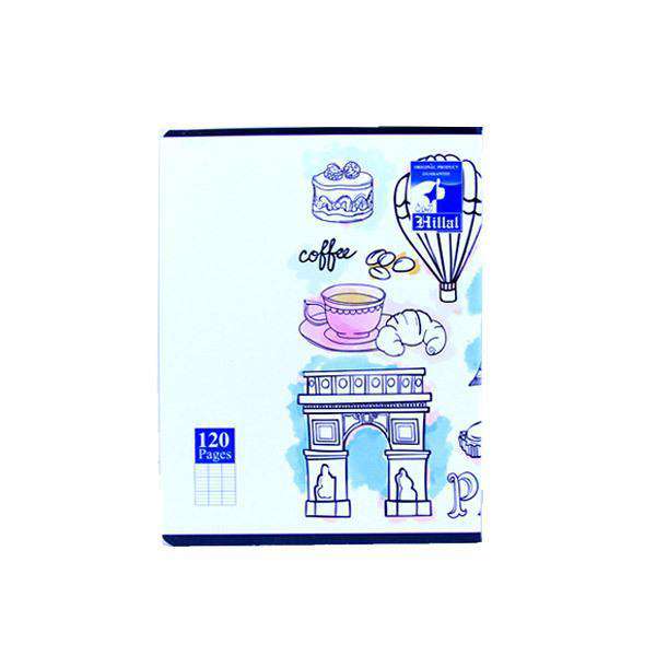 Cahier 120 pages HILLAL 17x22cm 70g - Guerfi Store